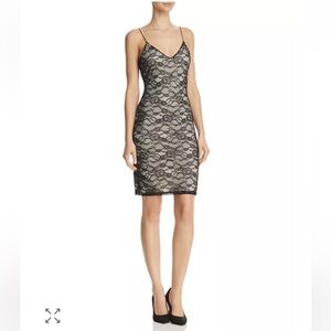 Alice + Olivia Black Lace Detail Garment